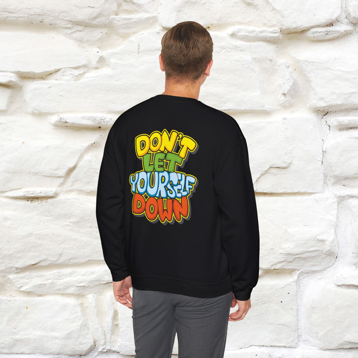''Don't Let Yourself Down.'' | Cute Cat Sweatshirt | Nunu&Miao Studio