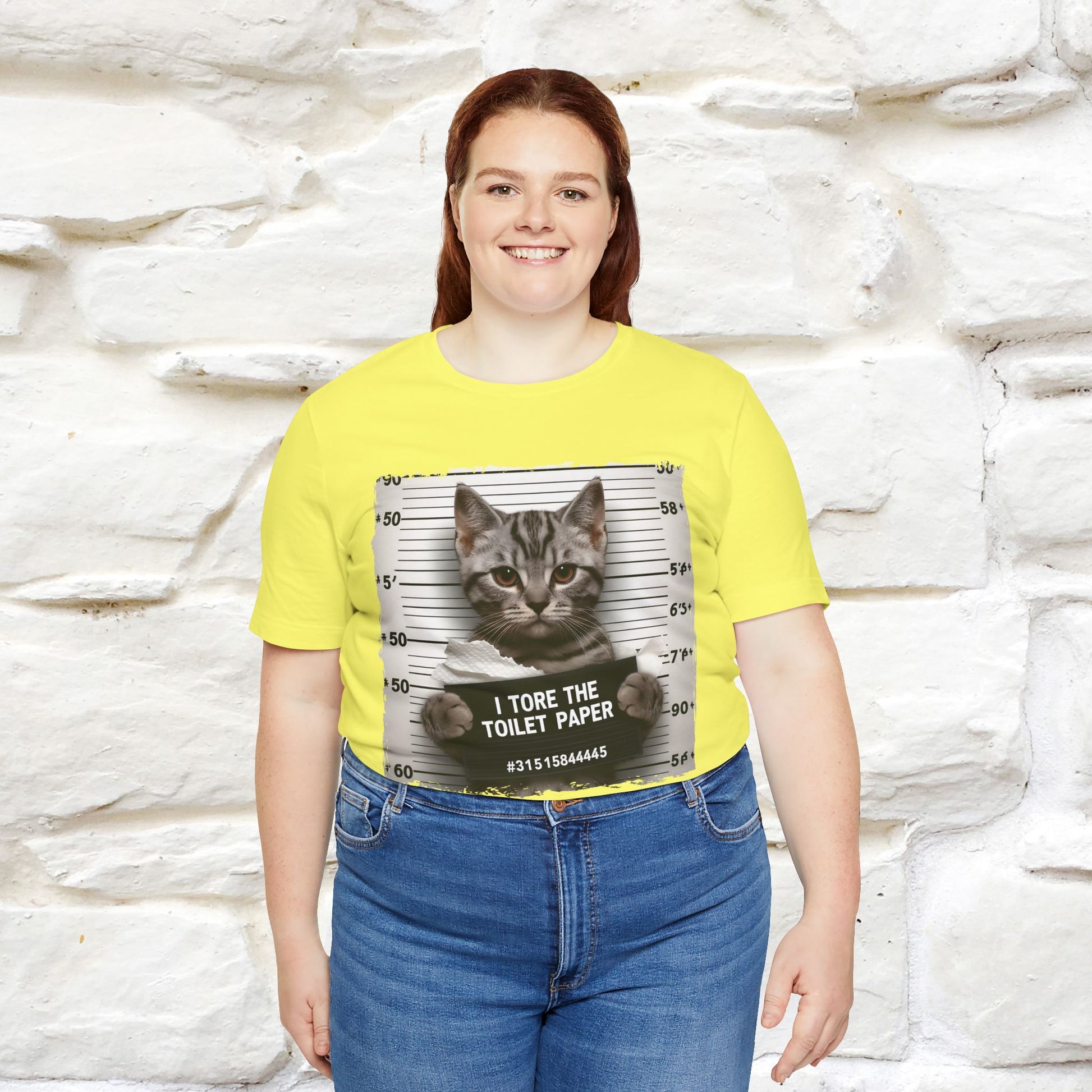 ''I Tore The Toilet Paper'' | Funny Cat T-Shirt | Nunu&Miao Studio - Nunu&Miao Studio