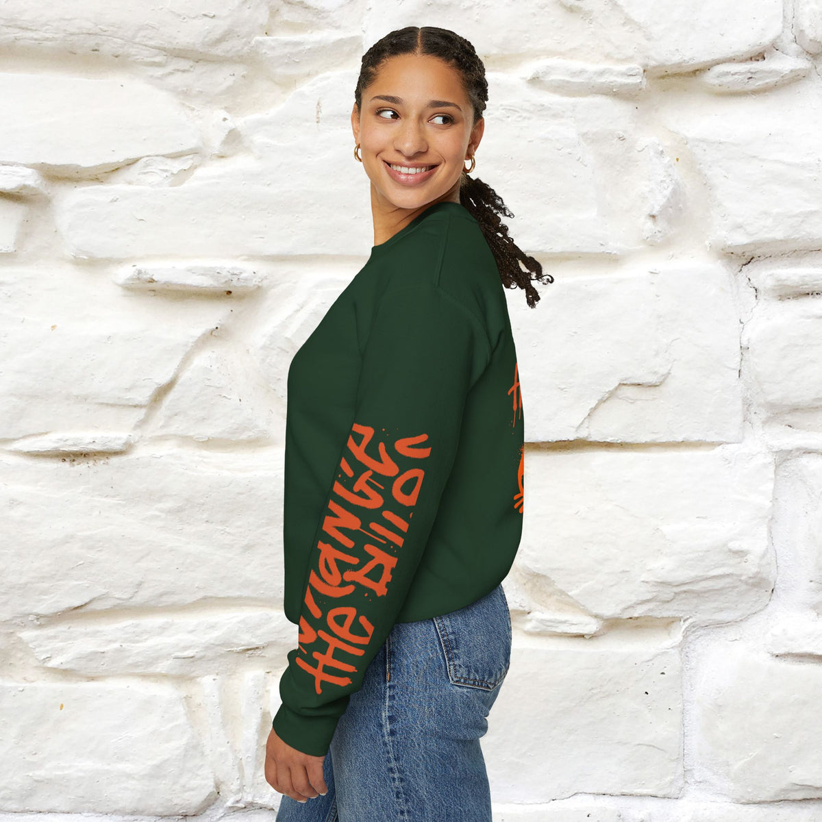 "Change The Rules'' |Cat Sweatshirt | Nunu&Miao Studio