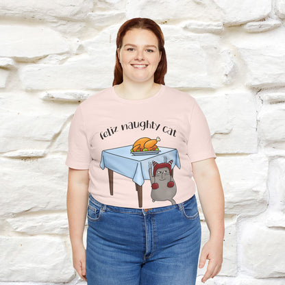 "Feliz Naughty Cat" |Funny Cat T-Shirt | Nunu&Miao Studio