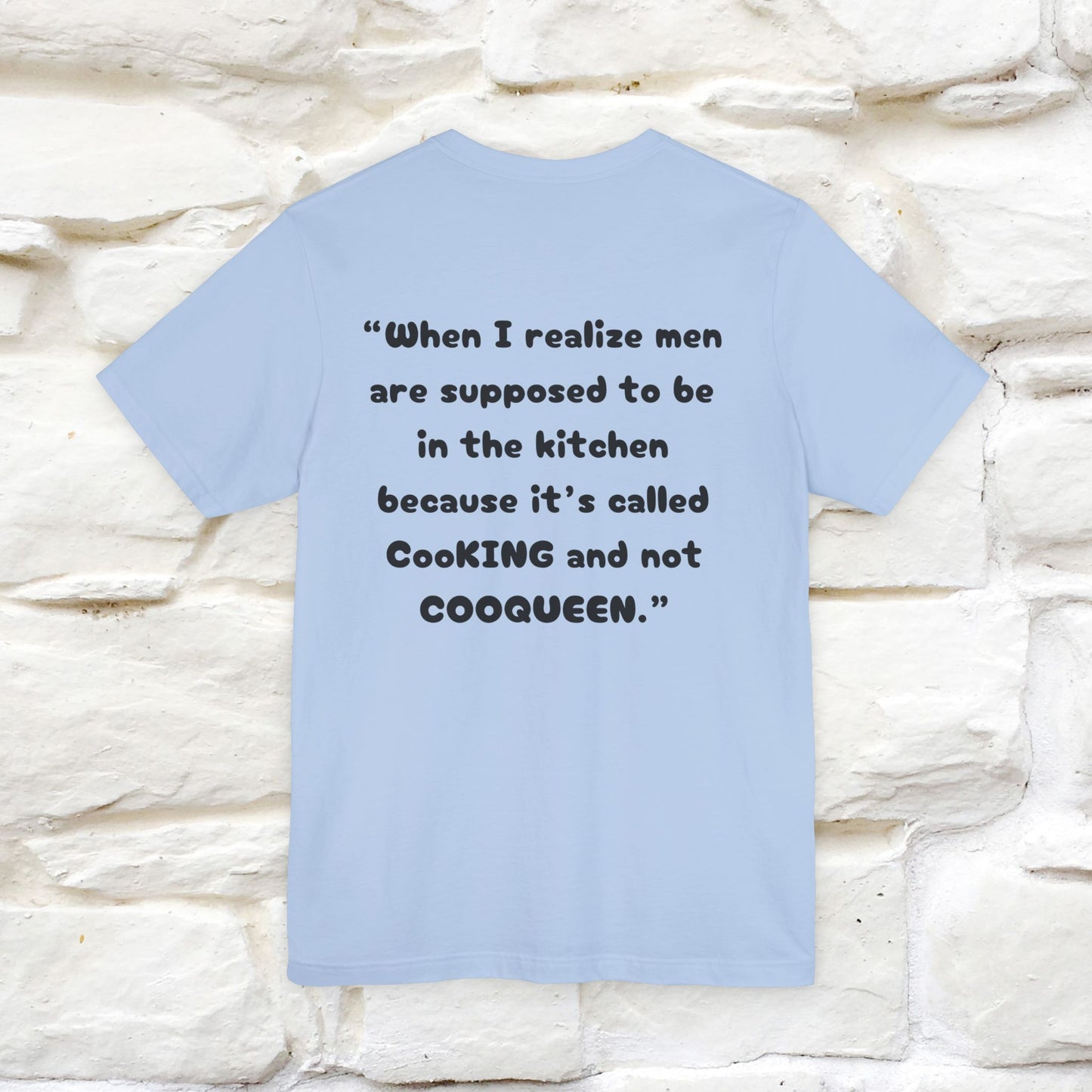 ’“When I realize men are ...." Funny Cat T-Shirt | Nunu&Miao Studio