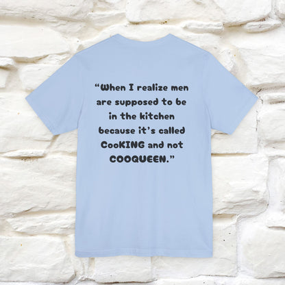 ’“When I realize men are ...." Funny Cat T-Shirt | Nunu&Miao Studio