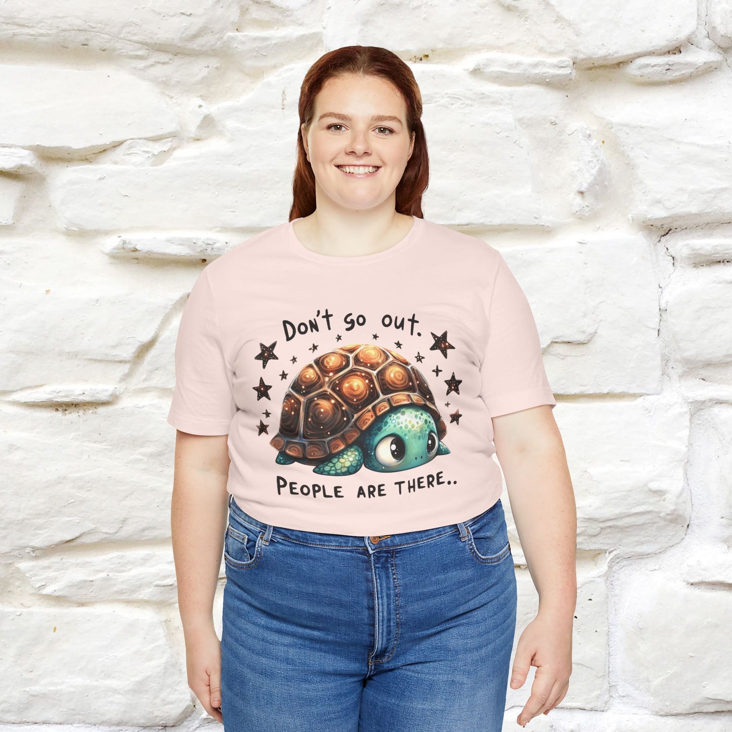 "Don't Go Out ..People Are There." |Funny T-Shirt | Nunu&Miao Studio - Nunu&Miao Studio