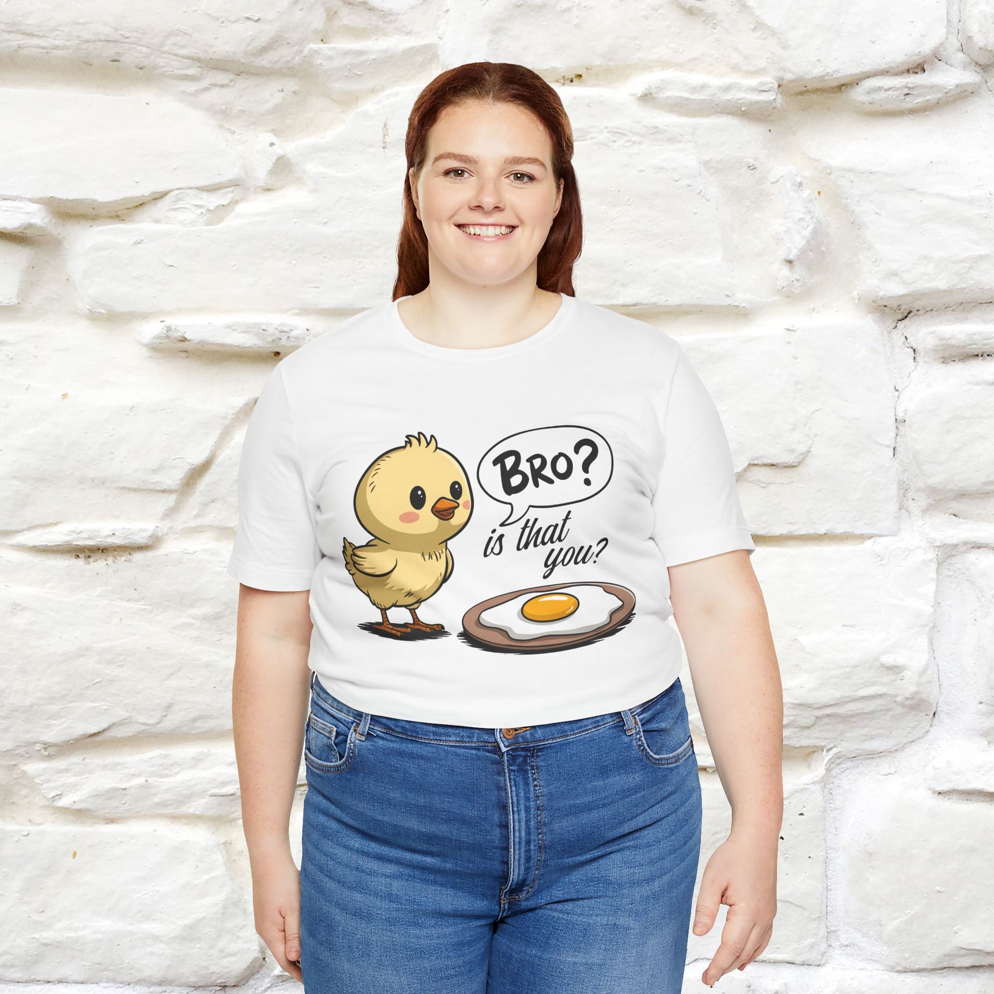 "Bro Is That You?" Funny Chicken T-shirt |Nunu&Miao Studio - Nunu&Miao Studio