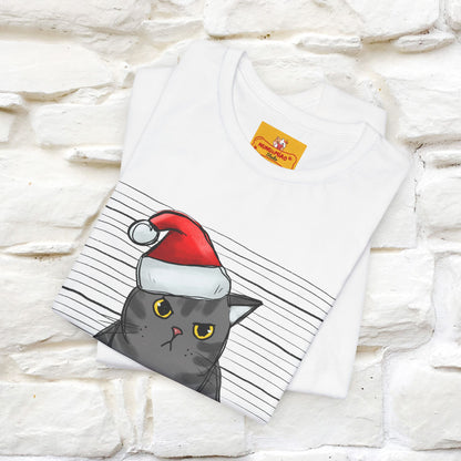"I Knocked Over The Christmas Tree " |Funny Cat T-Shirt | Nunu&Miao Studio
