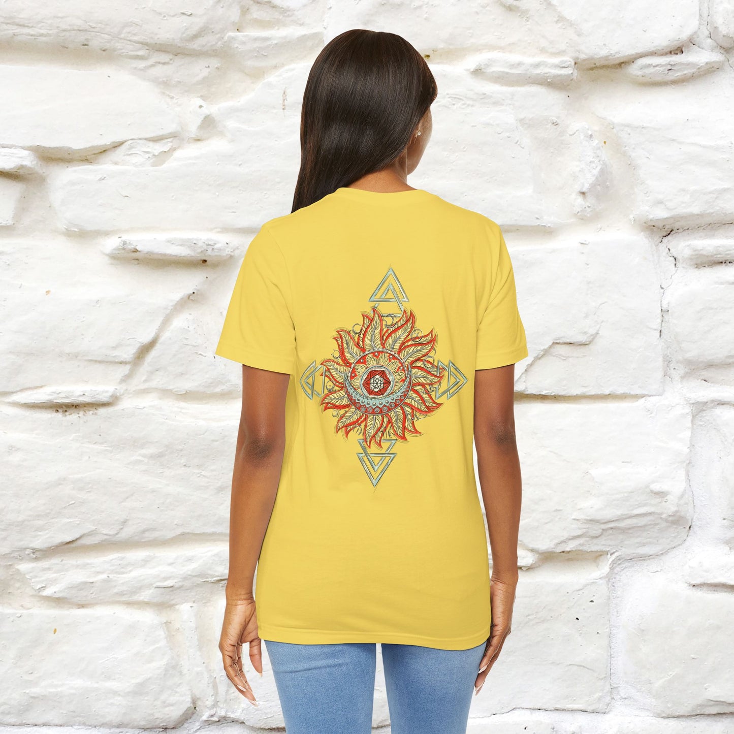 "The Third Eye'' Cat T-Shirt Front and Back Design | Nunu&Miao Studio - Nunu&Miao Studio