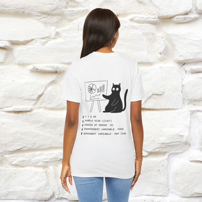 “Trust me, I’m statistically significant.”|  Cat T-Shirt | Front & Back Design | Nunu&Miao Studio