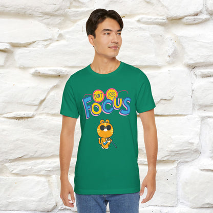 ''Don’t Lose Focus'' Cat T-Shirt | Nunu&Miao Studio - Nunu&Miao Studio