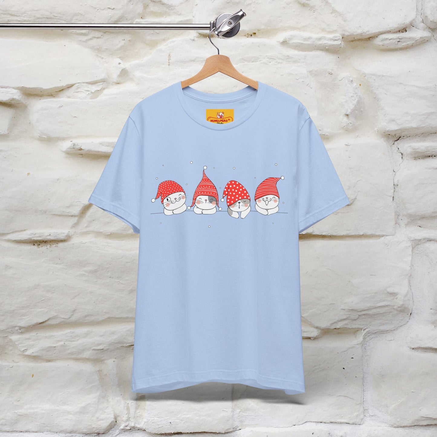''Christmas Cute'' |Cats T-shirt | Nunu&Miao Studio - Nunu&Miao Studio