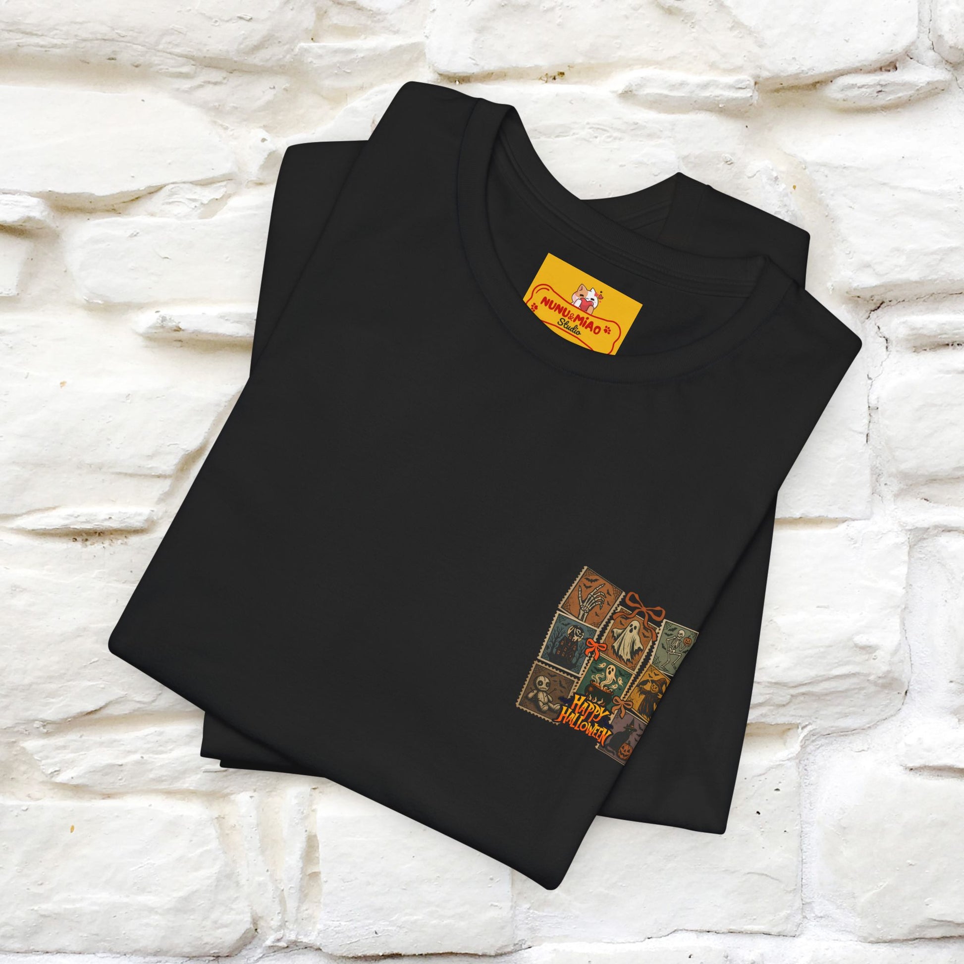 "Spooky Vibes" Cat T-shirt |Nunu&Miao Studio - Nunu&Miao Studio