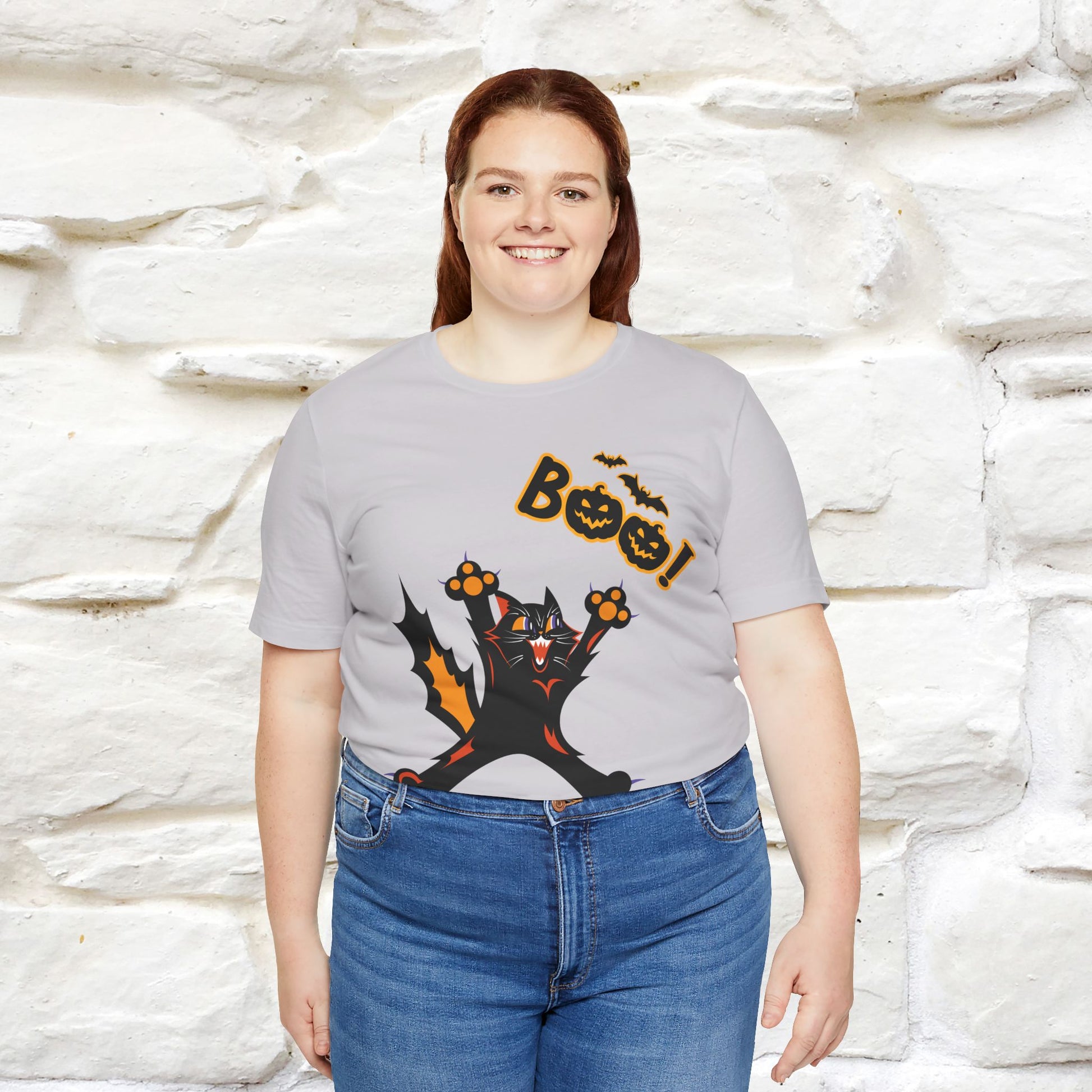 "Boo" Cat  T-shirt |Nunu&Miao Studio - Nunu&Miao Studio