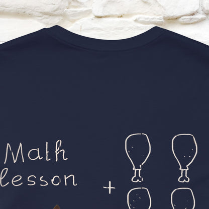 “Math teachers have too many functions.”|  Cat T-Shirt | Front & Back Design | Nunu&Miao Studio