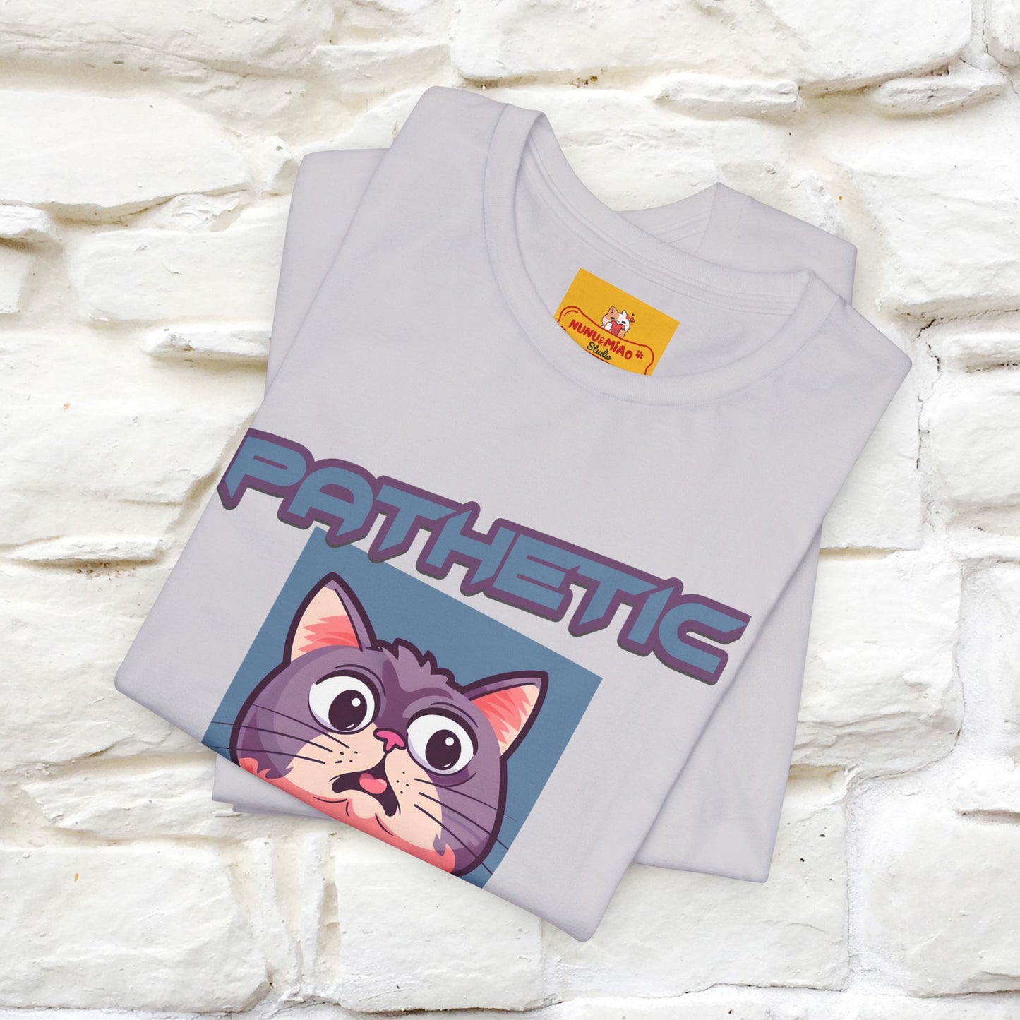 ''Pathetic Human'' | Funny Cat T-Shirt | Nunu&Miao Studio - Nunu&Miao Studio