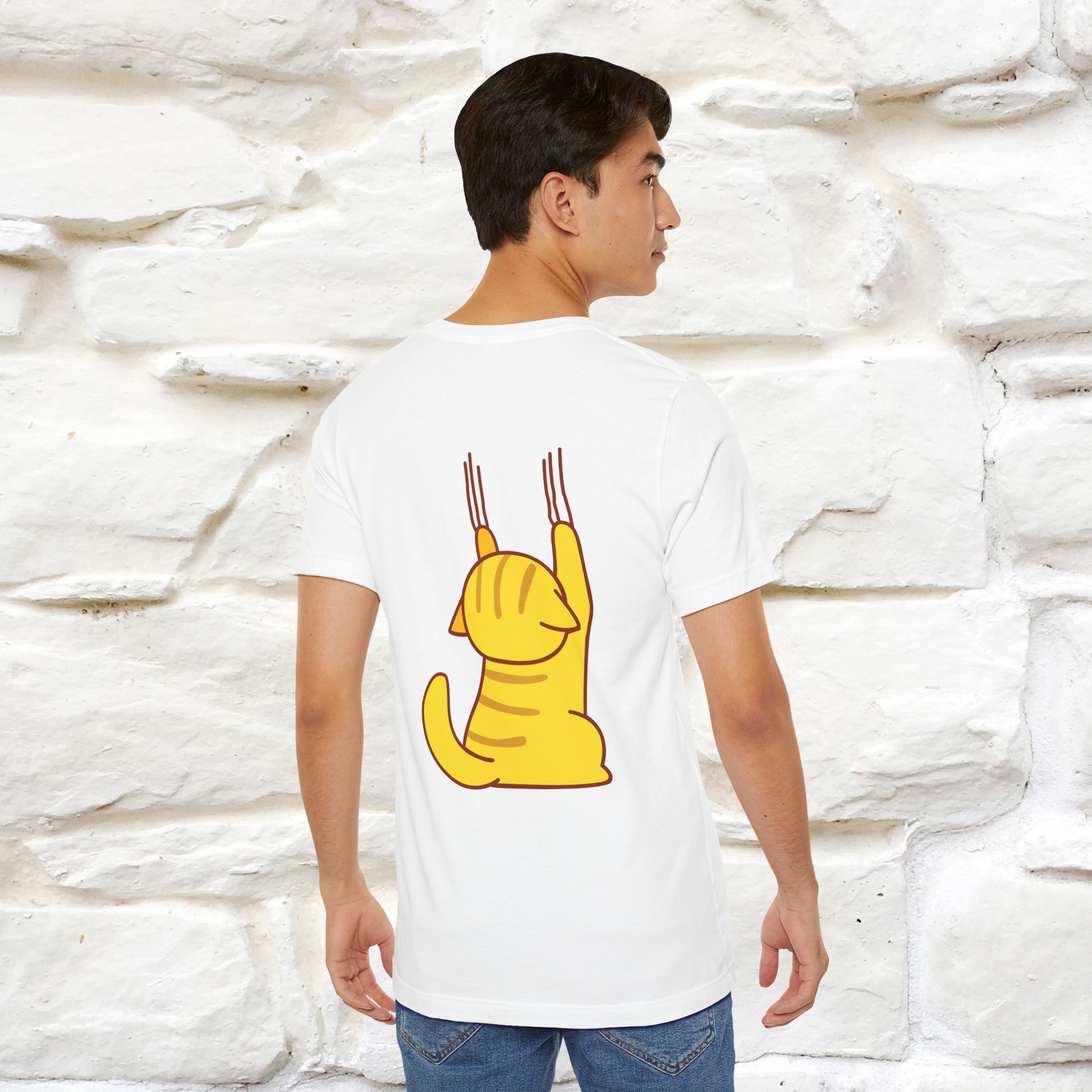 "It's Meawday" Cat T-shirt | Front & Back Design | Nunu&Miao Studio - Nunu&Miao Studio