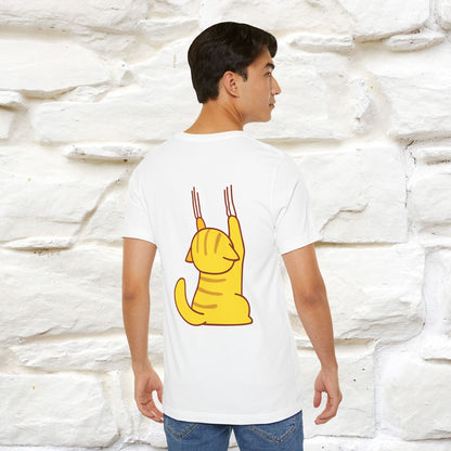 "It's Meawday" Cat T-shirt | Front & Back Design | Nunu&Miao Studio - Nunu&Miao Studio