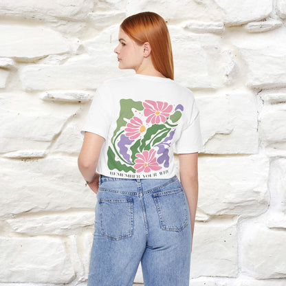 "Remember Your Why'' Cat T-Shirt Front and Back Design | Nunu&Miao Studio - Nunu&Miao Studio