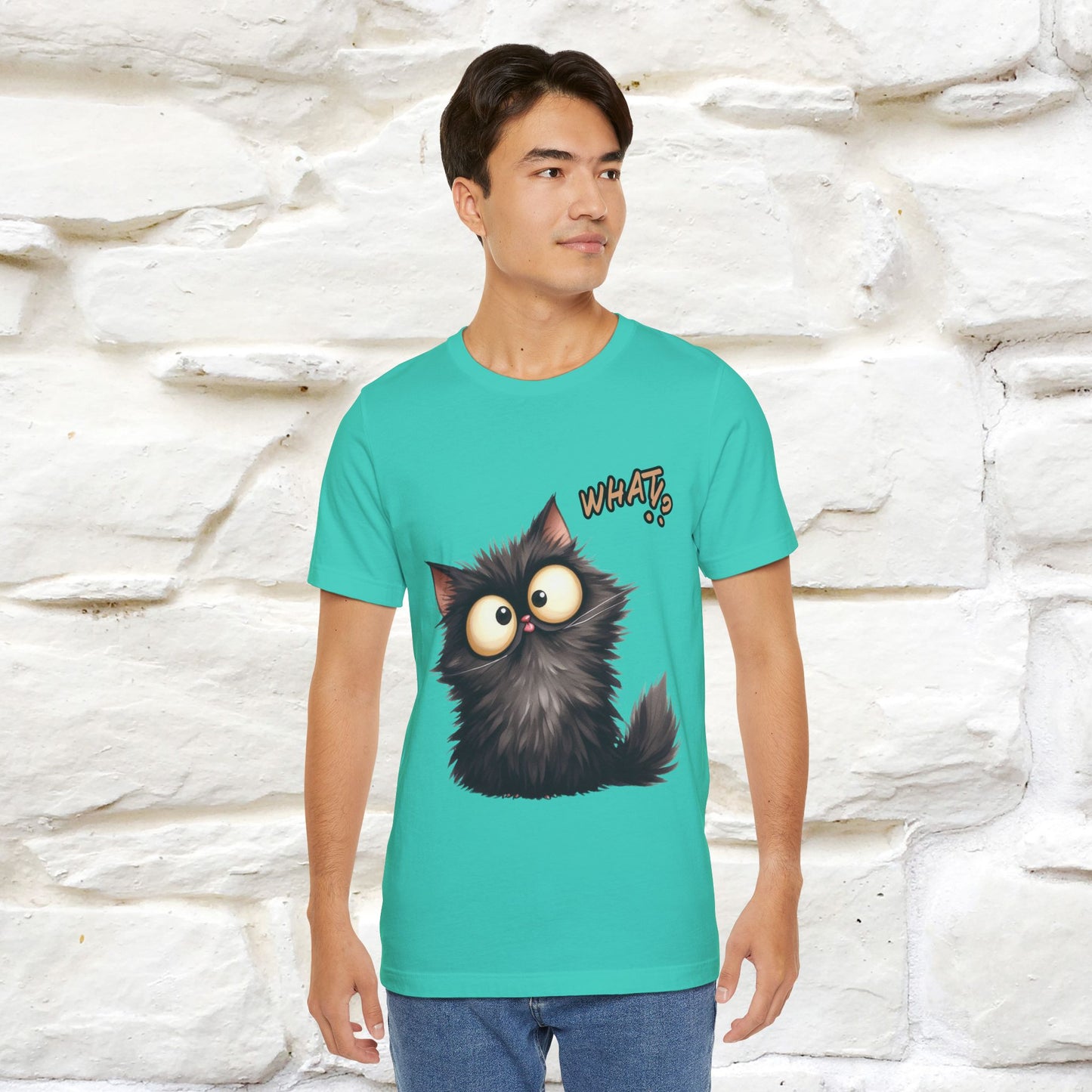 ''What ?'' | Cat T-Shirt  | Nunu&Miao Studio - Nunu&Miao Studio