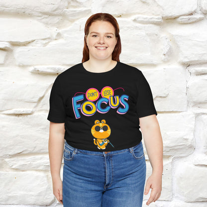 ''Don’t Lose Focus'' Cat T-Shirt | Nunu&Miao Studio - Nunu&Miao Studio