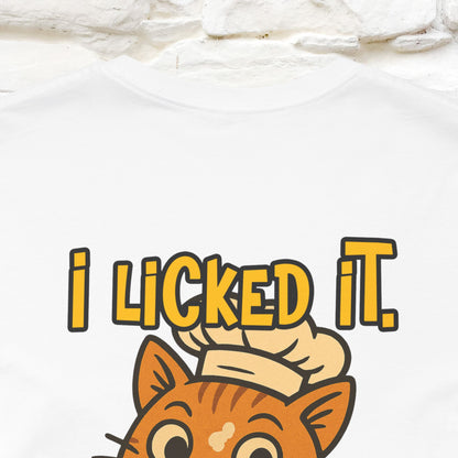 "I Licked It. It's Mine  " |Cat T-Shirt | Nunu&Miao Studio - Nunu&Miao Studio