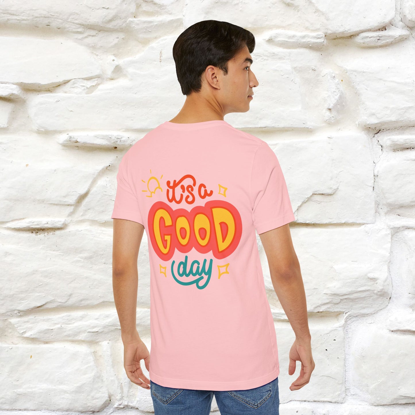 ""It's A Good Day" Cat T-Shirt| Front & Back Design | Nunu&Miao Studio - Nunu&Miao Studio