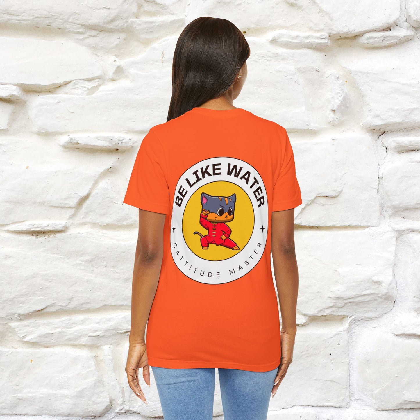 "Be Like Water: Cattitude Master | Cat T-Shirt |Nunu&Miao Studio - Nunu&Miao Studio