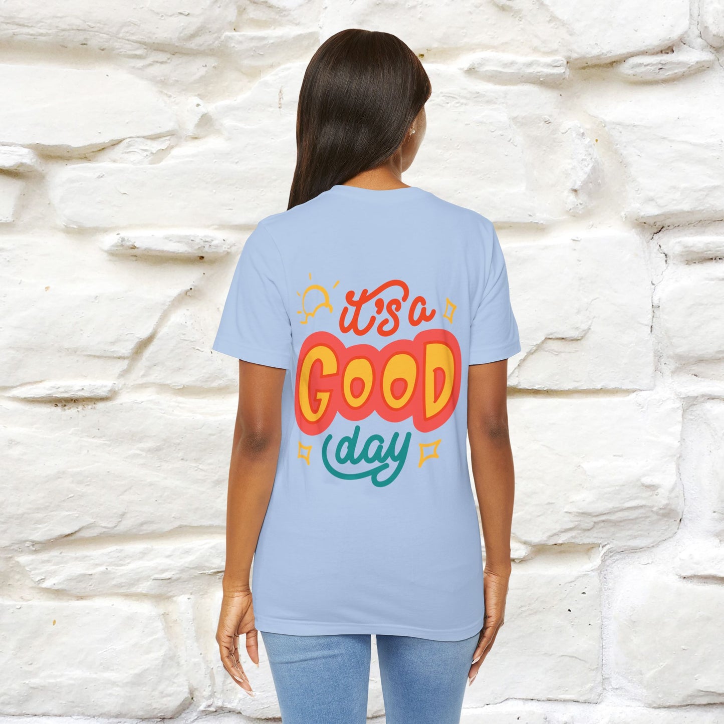 ""It's A Good Day" Cat T-Shirt| Front & Back Design | Nunu&Miao Studio - Nunu&Miao Studio