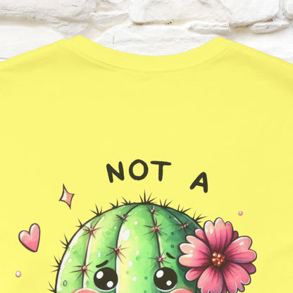 "Not A Hugger" |Funny T-Shirt | Front & Back Design|Nunu&Miao Studio - Nunu&Miao Studio