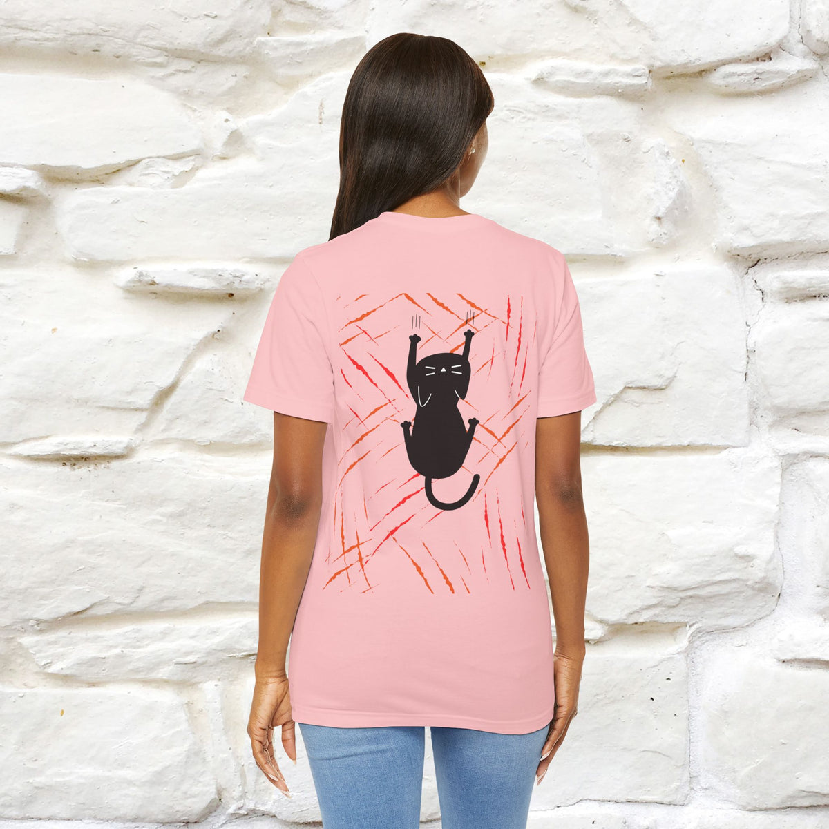 “Love Hurts"  Funny Cat T-Shirt | Front & Back Design | Nunu&Miao Studio
