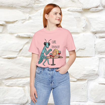"Girl Dinner" Funny T-shirt |Nunu&Miao Studio - Nunu&Miao Studio