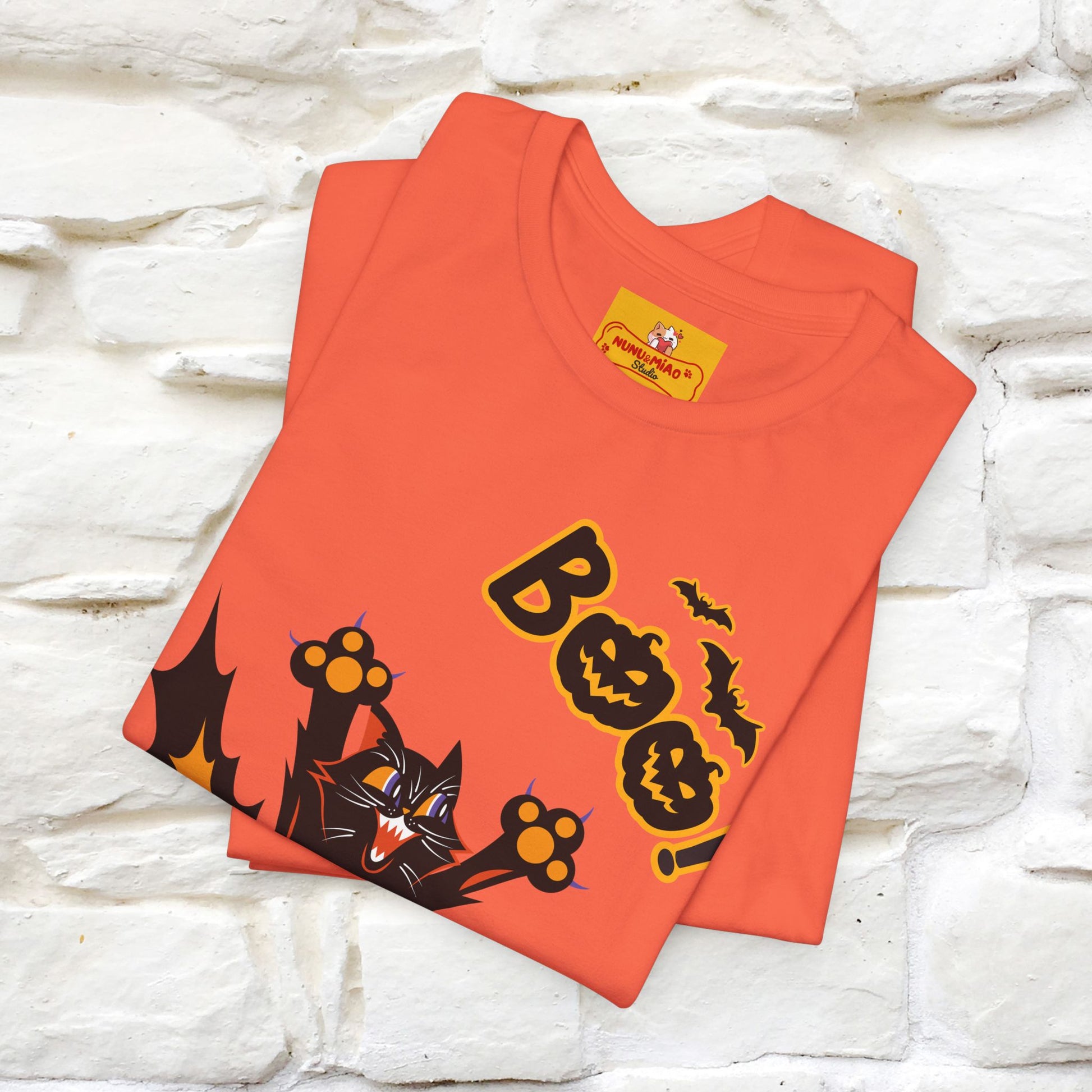 "Boo" Cat  T-shirt |Nunu&Miao Studio - Nunu&Miao Studio