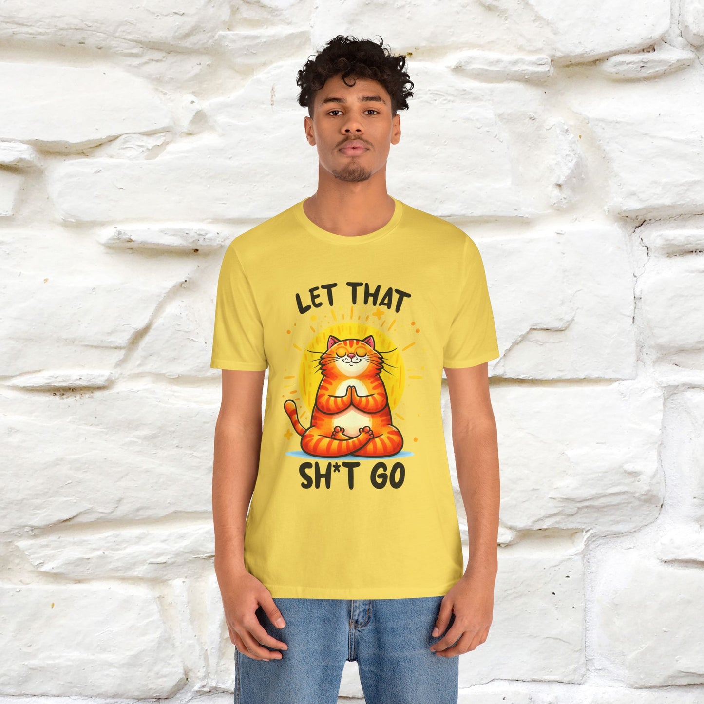 "Let That Sh*t Go" Cat T-shirt |Nunu&Miao Studio - Nunu&Miao Studio