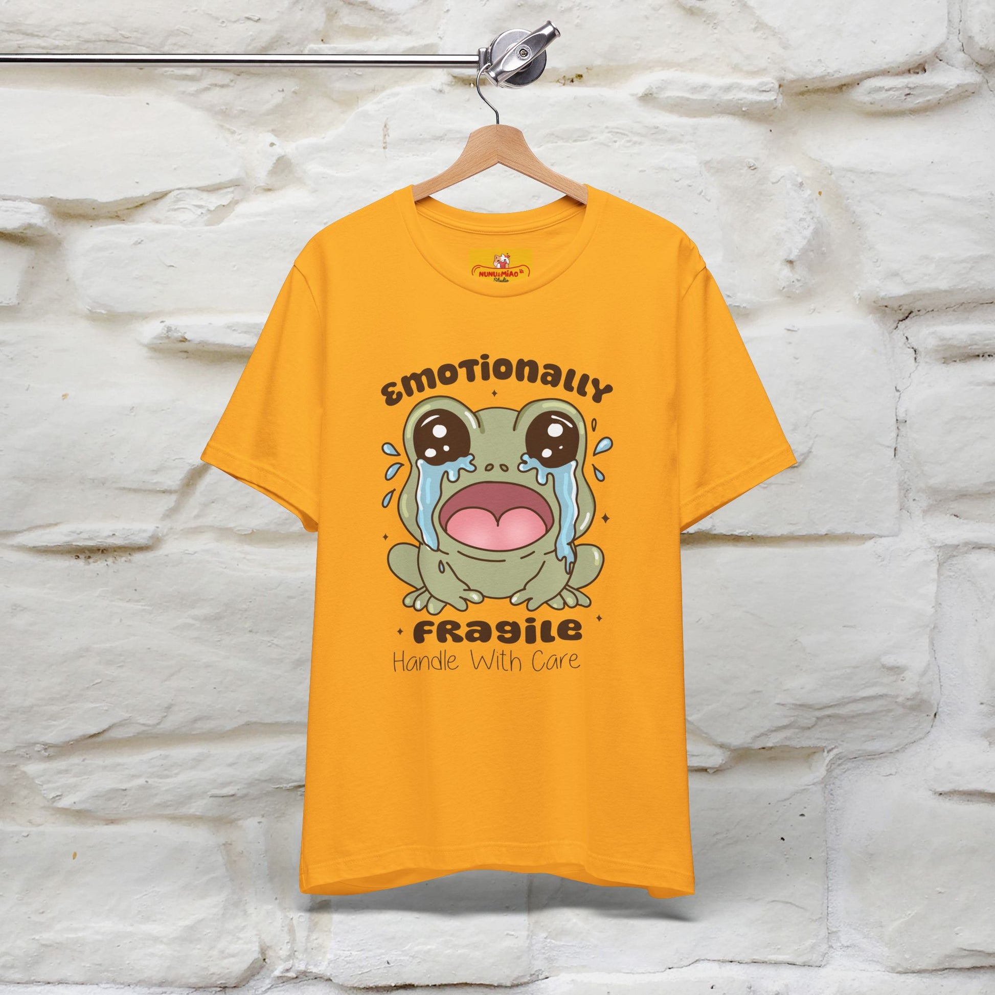 "Emotionally Fragile Handle With Care " Funny T-shirt |Nunu&Miao Studio - Nunu&Miao Studio