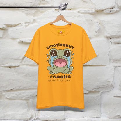 "Emotionally Fragile Handle With Care " Funny T-shirt |Nunu&Miao Studio - Nunu&Miao Studio