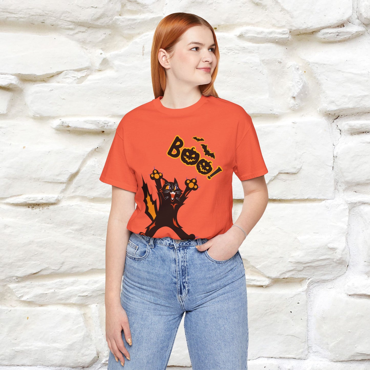 "Boo" Cat  T-shirt |Nunu&Miao Studio - Nunu&Miao Studio