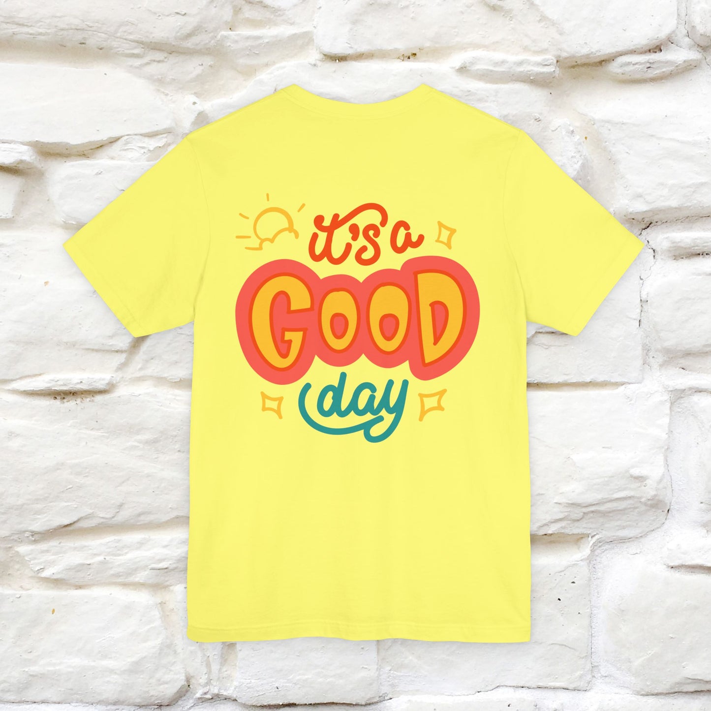 ""It's A Good Day" Cat T-Shirt| Front & Back Design | Nunu&Miao Studio - Nunu&Miao Studio