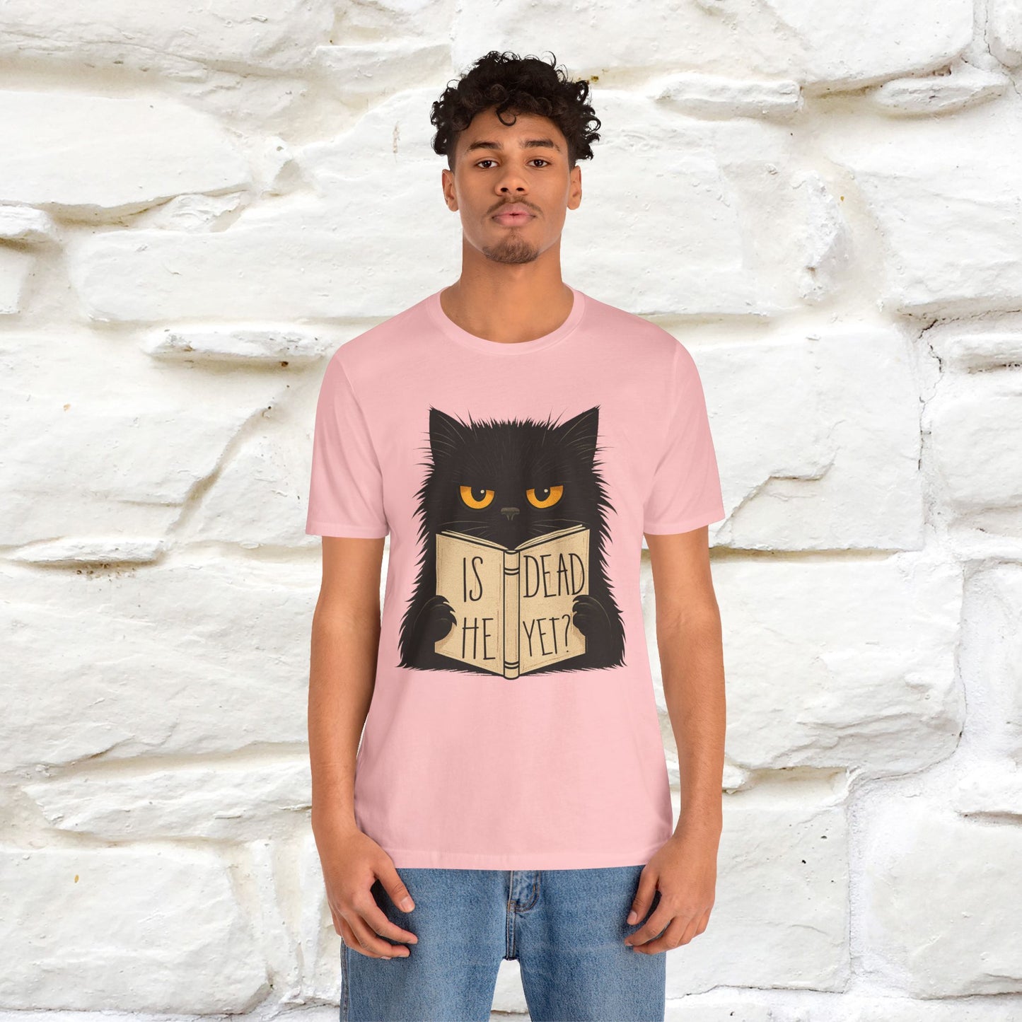 "Is He Dead Yet" |Cat T-Shirt | Nunu&Miao Studio - Nunu&Miao Studio