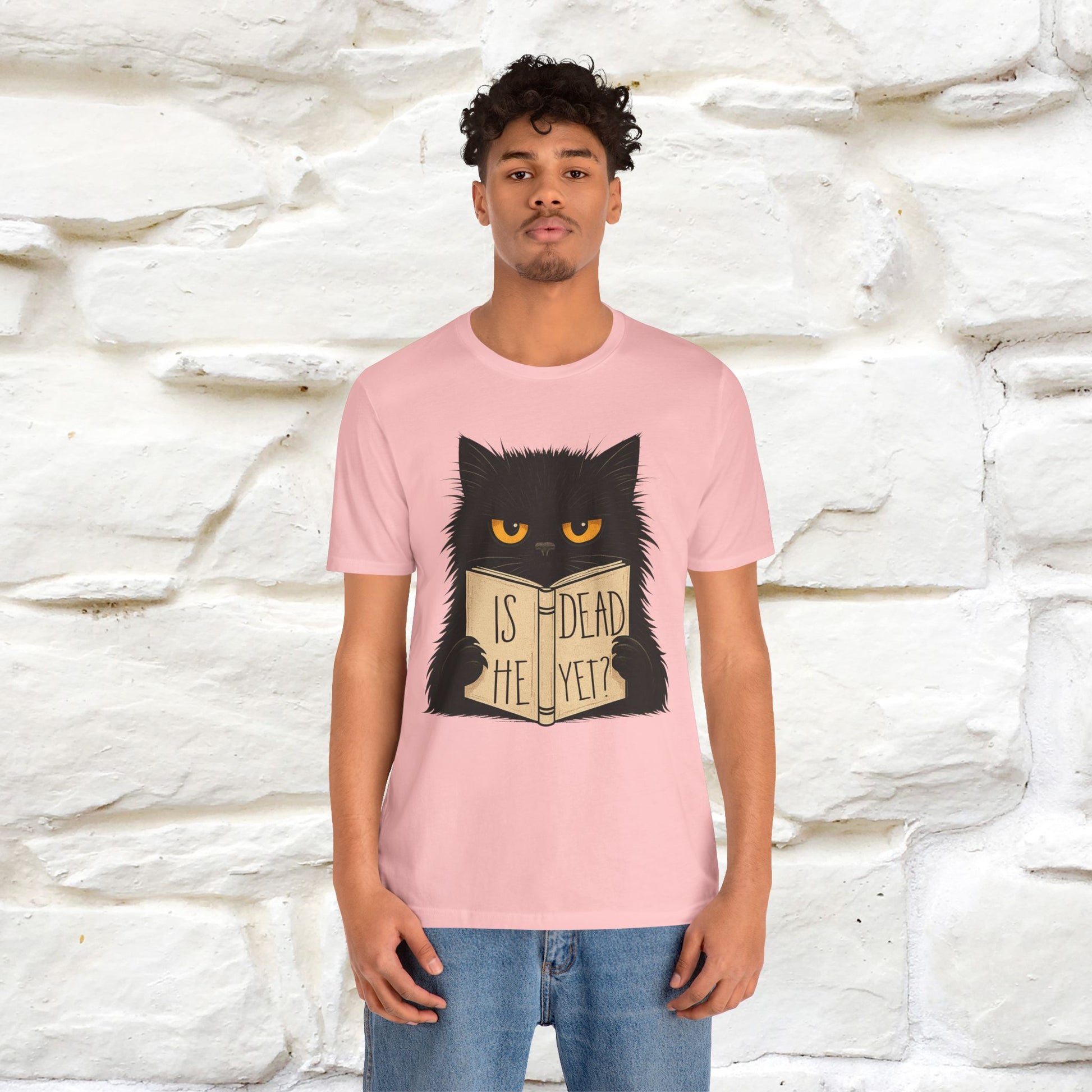 "Is He Dead Yet" |Cat T-Shirt | Nunu&Miao Studio - Nunu&Miao Studio