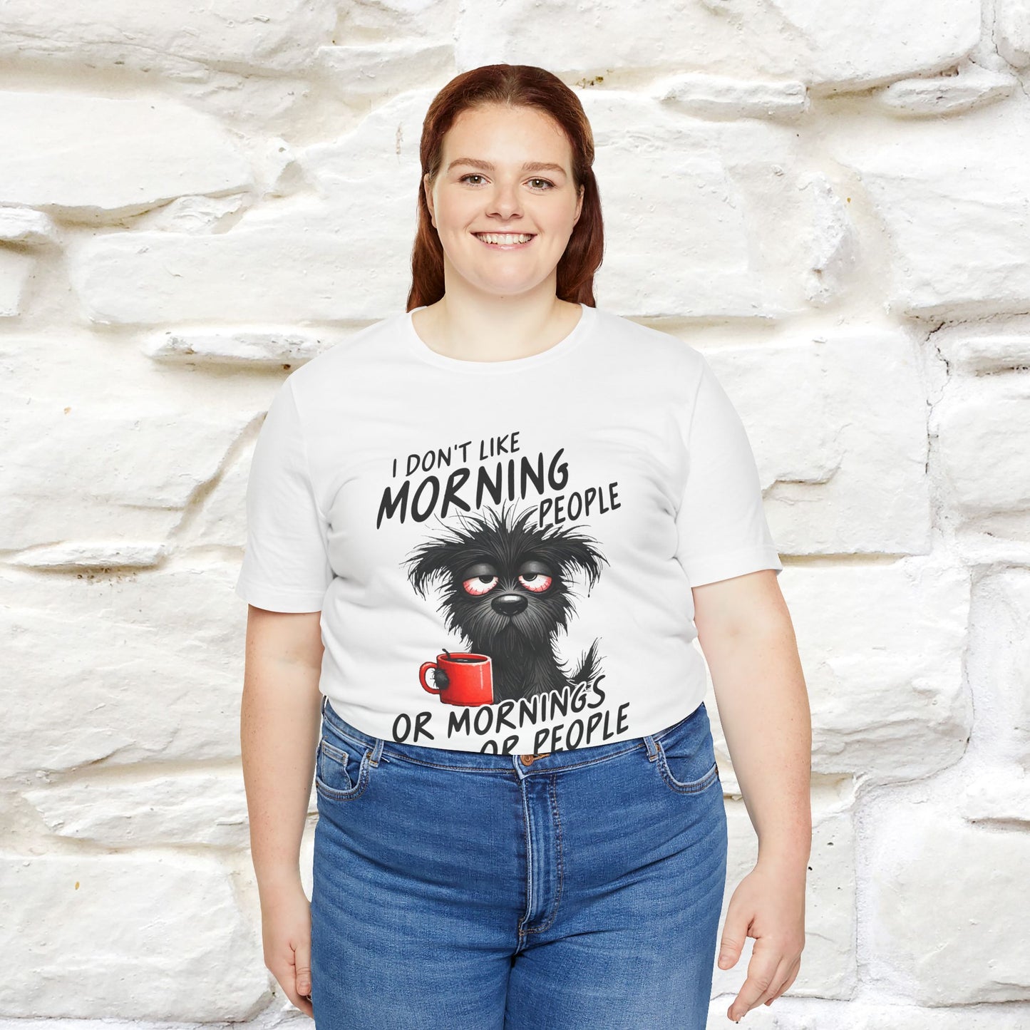 "I Don't Like Morning People..." Funny T-shirt |Nunu&Miao Studio - Nunu&Miao Studio