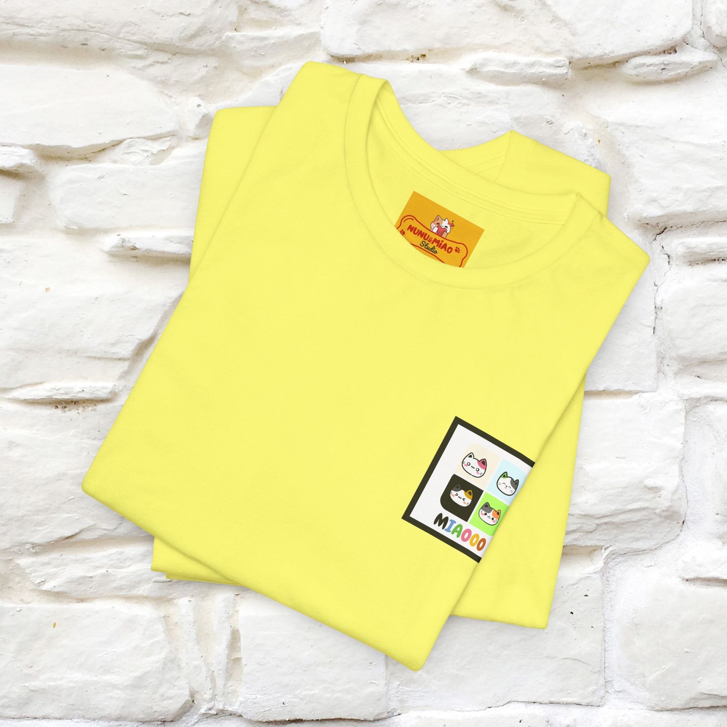 “Miaooo” | Cat T-Shirt | Front & Back Design | Nunu&Miao Studio