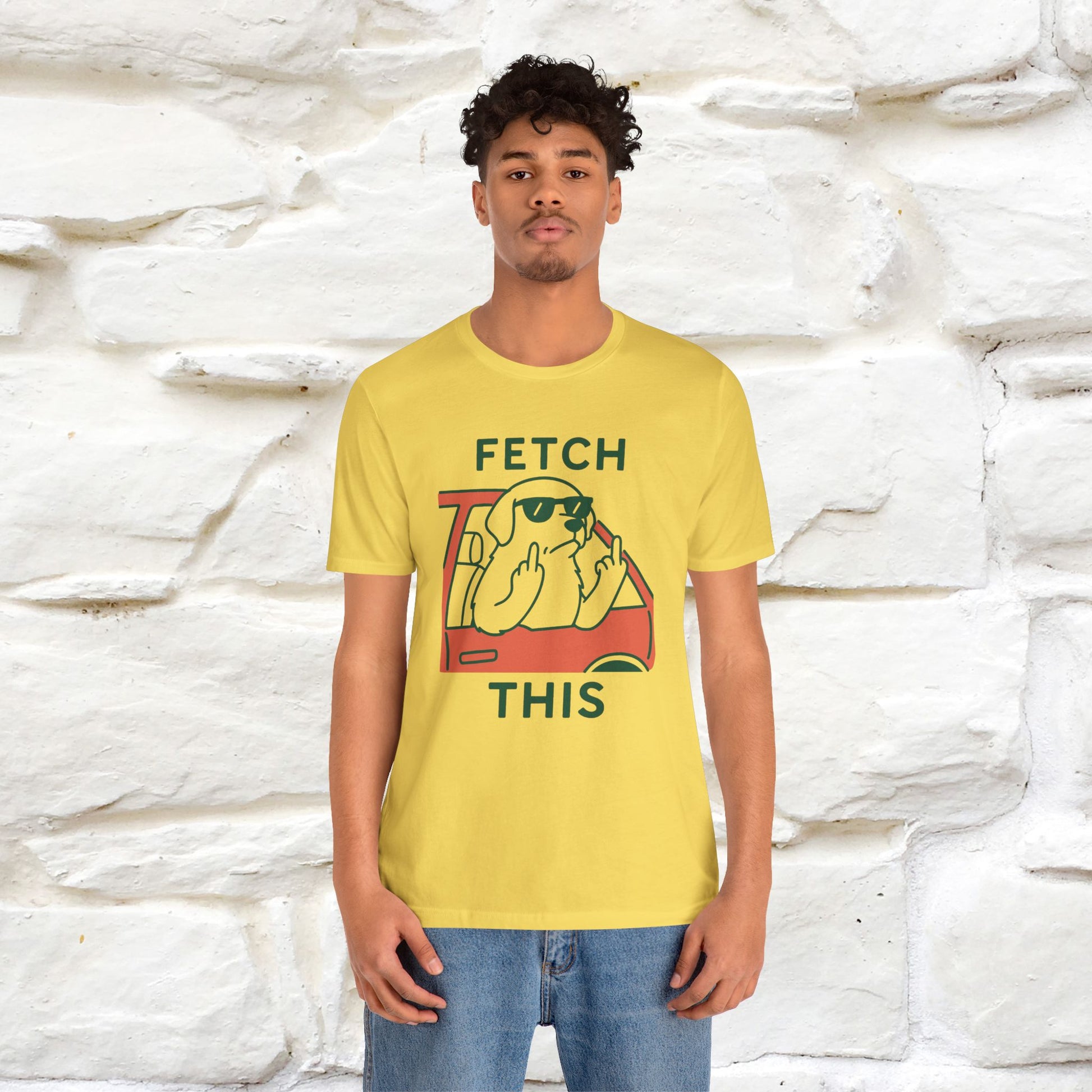 "Fetch This" Funny Dog T-shirt |Nunu&Miao Studio - Nunu&Miao Studio