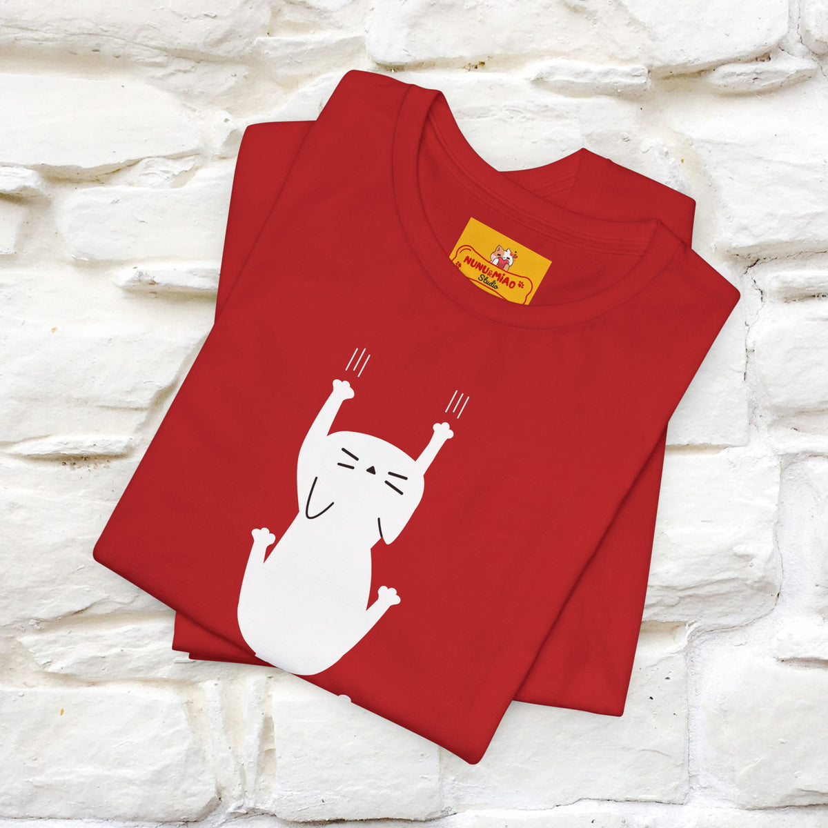 "“I Am in a Toxic Relationship"  Funny Cat T-Shirt | Front & Back Design | Nunu&Miao Studio