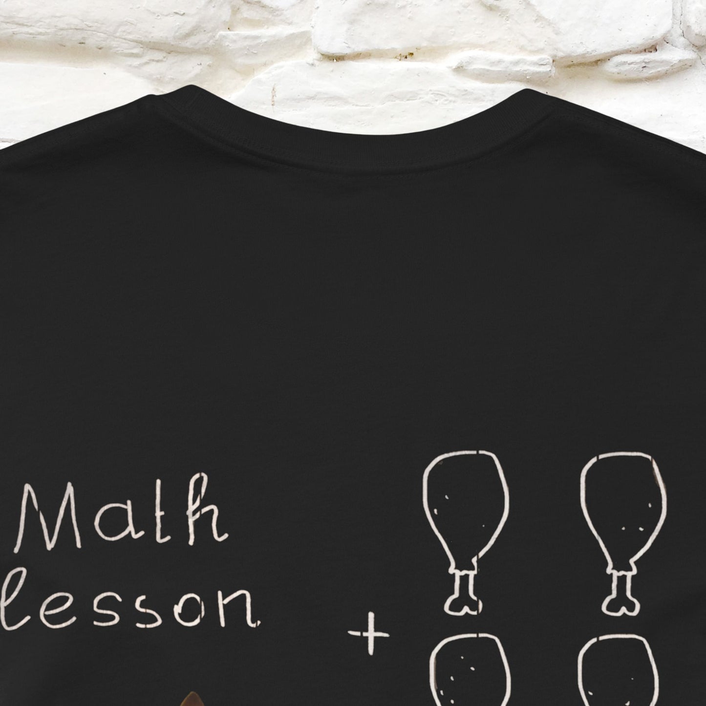 “Math teachers have too many functions.”|  Cat T-Shirt | Front & Back Design | Nunu&Miao Studio