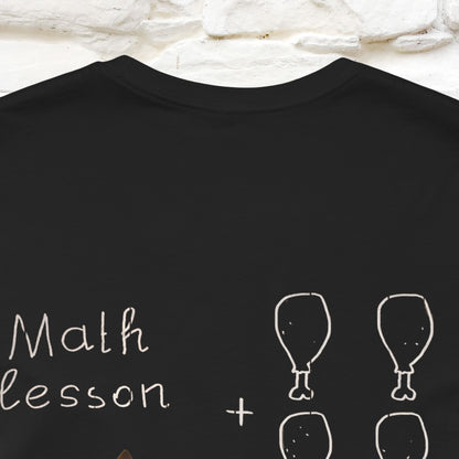 “Math teachers have too many functions.”|  Cat T-Shirt | Front & Back Design | Nunu&Miao Studio