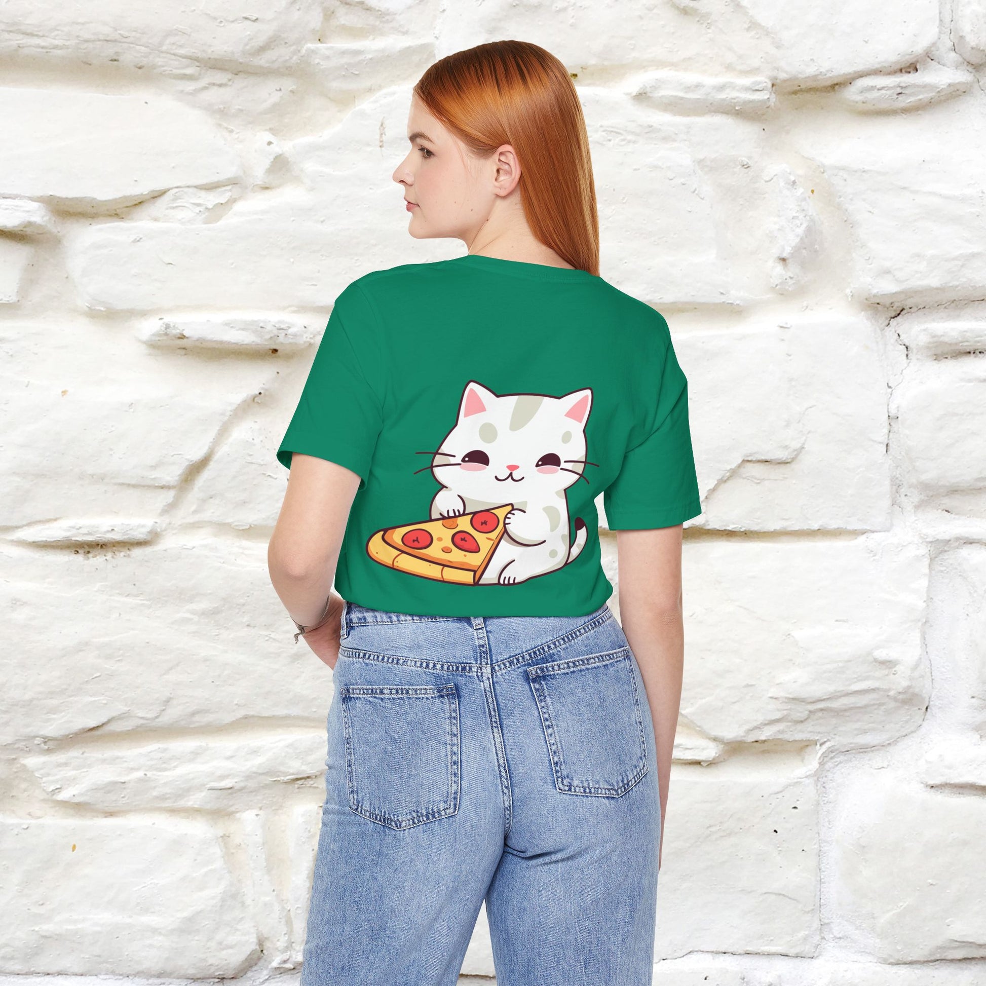 "I Love Pizza"| Cat T-shirt | Nunu&Miao Studio - Nunu&Miao Studio