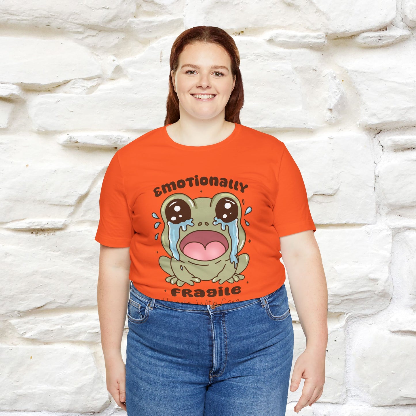 "Emotionally Fragile Handle With Care " Funny T-shirt |Nunu&Miao Studio - Nunu&Miao Studio