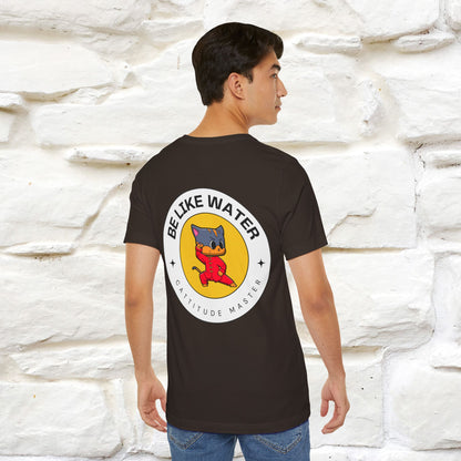 "Be Like Water: Cattitude Master | Cat T-Shirt |Nunu&Miao Studio - Nunu&Miao Studio