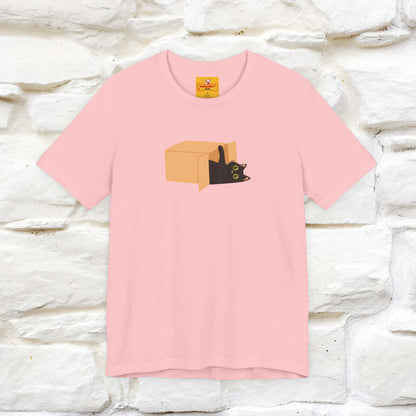 "Think Like There Is No Box" Cat T-Shirt| Front & Back Design | Nunu&Miao Studio - Nunu&Miao Studio