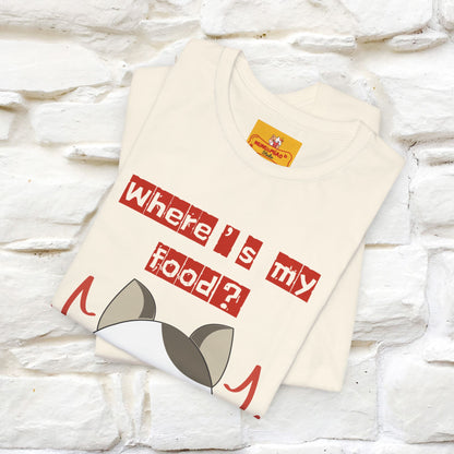 ''Where Is My ....?"  Cat T-shirt| Nunu&Miao Studio - Nunu&Miao Studio