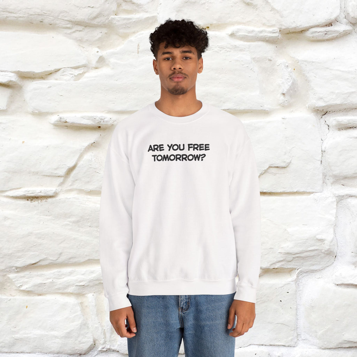 ''Are You Free Tomorrow ...'' | Cute Cat Sweatshirt | Nunu&Miao Studio