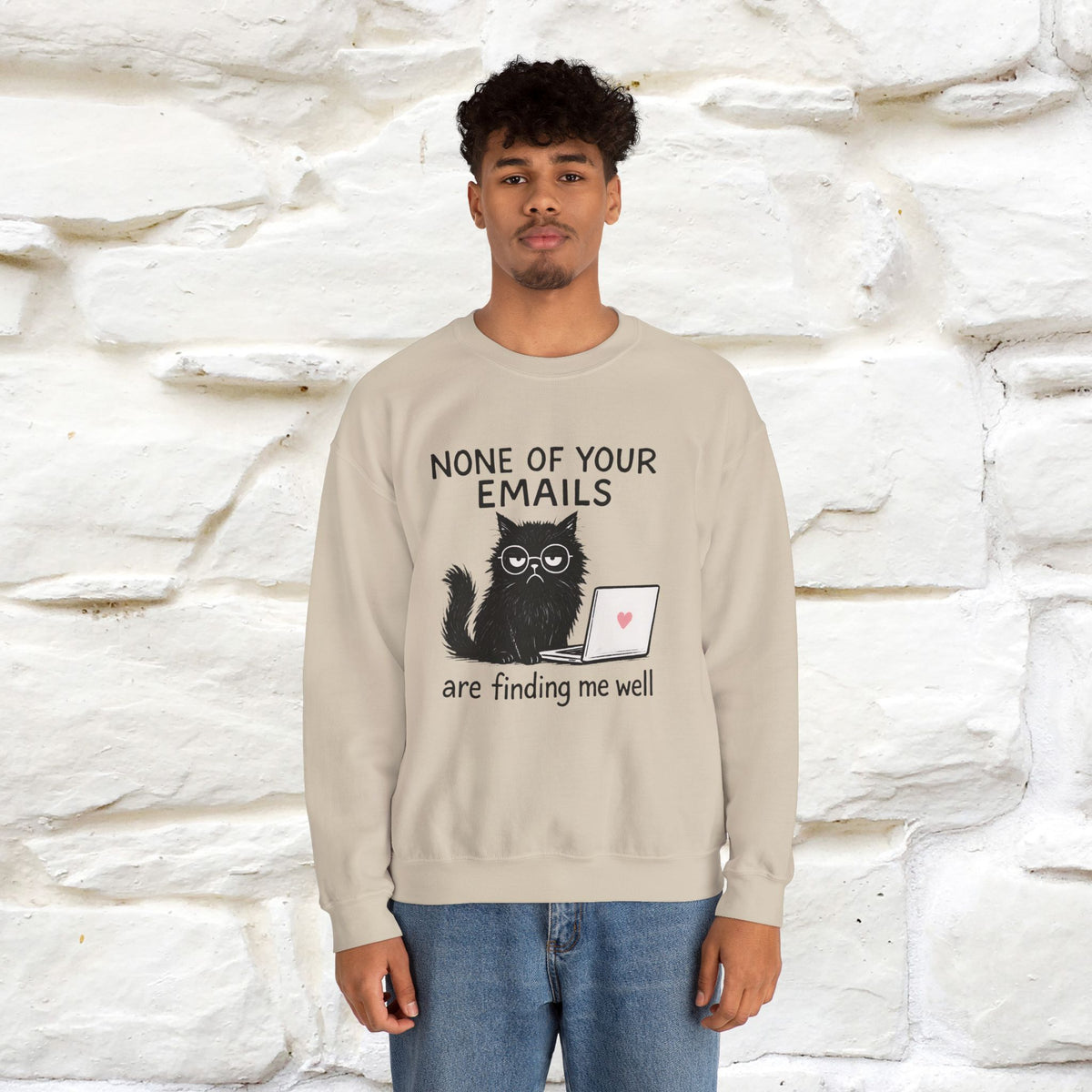 ''None Of Your Emails ...'' | Cute Cat Sweatshirt | Nunu&Miao Studio